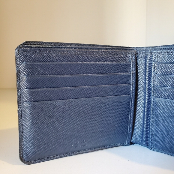 Authentic Prada Wallet - Navy - Picture 7 of 9